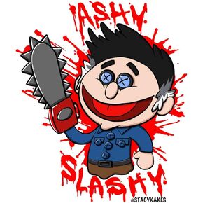 Ash vs. Evil Dead Ashy Slashy Decal - for Cars, Laptops, and More! - Use Inside or Outside - Sicks to Any Flat Smooth Surface