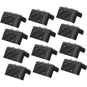 Gadpiparty 12pcs Anti-Collision Protection Corner Speaker Plastic Carpet Protector Furniture Corner Protectors Flight Case Hardware Plastic Corner Guard Angle Corner Guard Audio