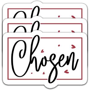 (3PCS) Prayer Changes Things Italics Text Sticker, Christian Faith Religious Stickers Decals for Laptops,Tumblers,Scrapbooks,Water Bottle, Inspirational Waterproof Vinyl Decal 3" x 3 "