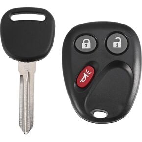 X AUTOHAUX MYT3X6898B 315MHz Keyless Entry Remote Ignition Transponder Key Fob for Chevy Trailblazer for GMC Envoy 2002-2007 for Isuzu Ascender 2003-2008 for Buick Rainier 2004-07 3 Buttons
