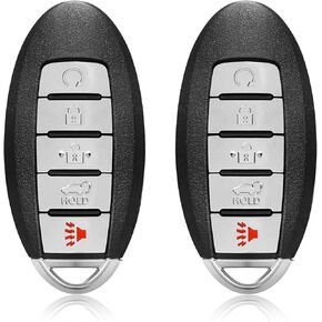 2 Keylessbest Replacement for 2017 2018 2019 2020 Infiniti QX80 QX56 Nissan Armada Key Fob Remote Control CWTWB1G744 5 Buttons 433MHz