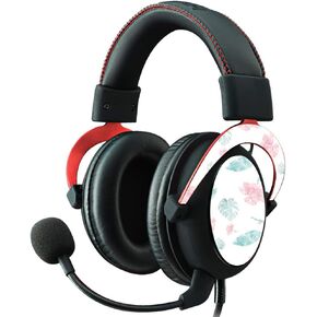 MightySkins Skin Compatible with Kingston HyperX Cloud II Gaming Headset - Paper Flowers | Protective, Durable, and Unique Vinyl Decal wrap Cover | Easy to Apply, Remove | Made in The USA