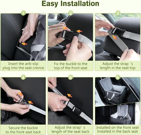 Pecute Dog Car Seat for Medium/Small Dog, Soft Dog Car Bed, Pet Booster Car Seat with Storage Pockets, Thickened Filling Travel Dog Bed Detachable Washable, Pet Soft Cushion Fits for All Cars in Saudi Arabia