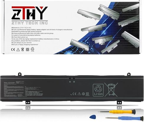 C41N2109 Battery Replacement for ASUS Rog Flow X16 GV601RE GV601RW GV601RM GV601VI Strix G16 G614J G614JV Strix G18 G814J G814JI SCAR 16 G634JY G634JZ 18 G834JY G834JZ Zephyrus G16 GU604VZ M16 GU604V in Saudi Arabia