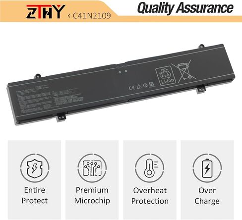 C41N2109 Battery Replacement for ASUS Rog Flow X16 GV601RE GV601RW GV601RM GV601VI Strix G16 G614J G614JV Strix G18 G814J G814JI SCAR 16 G634JY G634JZ 18 G834JY G834JZ Zephyrus G16 GU604VZ M16 GU604V in Saudi Arabia