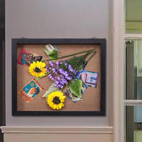 Extra Large Shadow Box 20x24, Big Shadow Boxes Display Cases with Magnetic Door for Keepsake Collages Photos Tickets Flowers Bouquet Memorial Items(Black) in Saudi Arabia