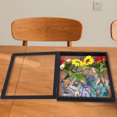 Extra Large Shadow Box 20x24, Big Shadow Boxes Display Cases with Magnetic Door for Keepsake Collages Photos Tickets Flowers Bouquet Memorial Items(Black) in Saudi Arabia