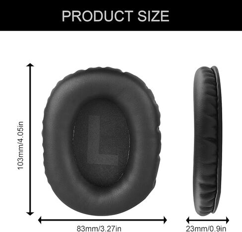 وسائد أذن بديلة لـ Logitech G Pro، G Pro X، وسائد سماعات الأذن، أغطية أذن سماعة الرأس تناسب أيضًا G433، G233، G Pro X 2 ملحقات إصلاح سماعات الرأس - أسود in Kuwait