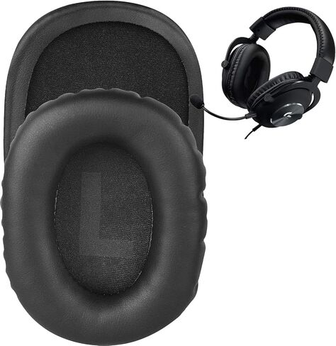 وسائد أذن بديلة لـ Logitech G Pro، G Pro X، وسائد سماعات الأذن، أغطية أذن سماعة الرأس تناسب أيضًا G433، G233، G Pro X 2 ملحقات إصلاح سماعات الرأس - أسود in Kuwait