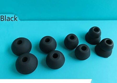 8pcs Replacement Earbuds Eartips for Monster Beats Dr. Dre Urbeats Urbeats 2.0 Tour 2.0 Stereo Earphones (Black) in Kuwait