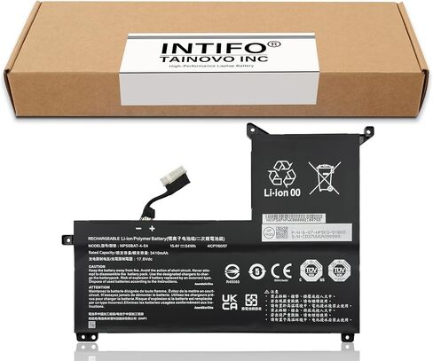 بطارية كمبيوتر محمول 54Wh NP50BAT-4-54 متوافقة مع CLEVO NP70 X17 AT22 Gigabyte G5 GE KF G7 KE Schenker XMG Focus 16 ملون X15 at XS22 6-87-NP5KS-51B00 6-87-NP5KS-53G00 [15.4 فولت 3410 مللي أمبير في الساعة 4 خلايا] in Saudi Arabia