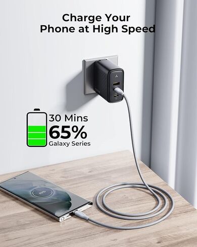 VOLTME USB C to USB C Cable (6ft 60W, 2Pack), USB 2.0 Type C Charging Cable Fast Charger for MacBook Pro 2020, iPad Pro 2020, iPad Mini, MacBook Air 2020, Galaxy S21, Switch (Green) in Kuwait