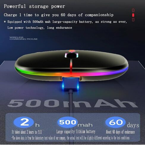 2 حزمة ماوس بلوتوث لاسلكي، ماوس كمبيوتر محمول نحيف صامت LED مزدوج الوضع قابل لإعادة الشحن، محمول (BT5.2 + مستقبل USB) فأرة كمبيوتر مزدوجة الوضع، لأجهزة الكمبيوتر المحمول، كمبيوتر سطح المكتب، الكمبيوتر اللوحي، الهاتف، التلفزيون (ذهبي) in Saudi Arabia