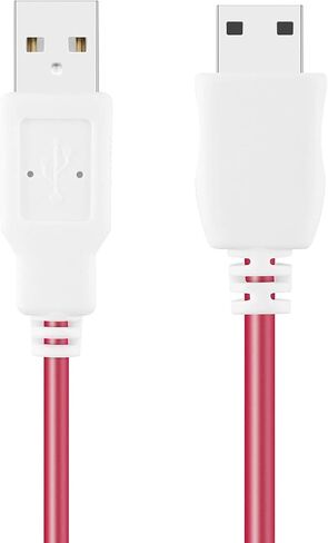كابل شحن كيسمارت مكون من قطعتين لجهاز Nabi DreamTab، Nabi Jr.، Nabi 2S، Nabi Elev-8، Nabi XD، Nabi Jr.S (أحمر) in Saudi Arabia