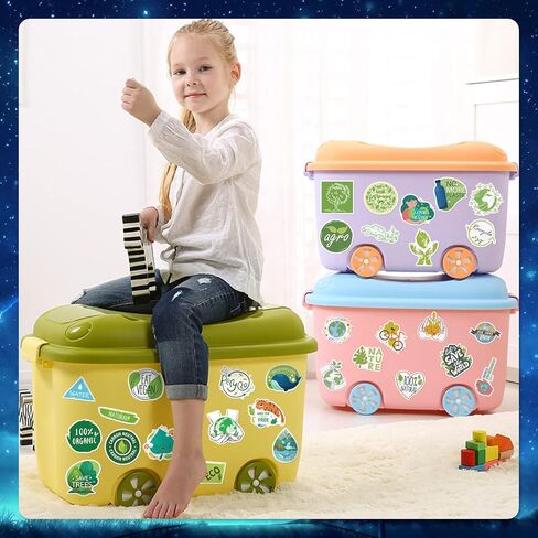 ملصقات حماية البيئة 50 ملصق فينيل أخضر مقاوم للماء للأطفال في سن المراهقة والبالغين للكمبيوتر المحمول والكمبيوتر المحمول والجيتار والأمتعة والهاتف وزجاجة مياه لحماية الأرض in Kuwait