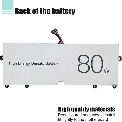 LBV7227E Laptop Battery Replacement for LG Gram 15 2020 15Z90N 16 2021 16ZD90P 16Z90P 16Z90PC 16Z90PG 16T90P 2-in-1 17 2020 17Z90N 17 2021 17Z90P Series in Saudi Arabia