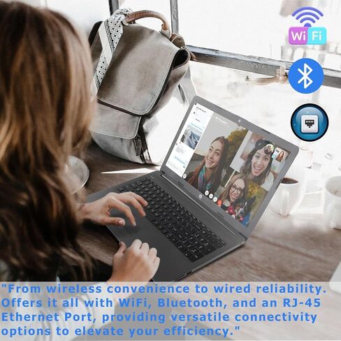 HP 15.6"" Notebook Laptop, for Student & Business, Intel Dual-Core Processor, FHD Display, HDMI, RJ-45 Ethernet Port, Wi-Fi, Webcam, Win 11 Pro, w P500 SSD (32GB RAM | 1TB SSD), Black in Saudi Arabia
