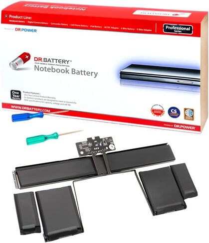 بطارية كمبيوتر محمول A1437 A1425 لجهاز Apple MacBook Pro مقاس 13 بوصة أواخر 2012 وأوائل 2013 [11.21 فولت] in Kuwait