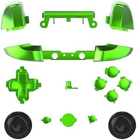 مجموعة أزرار كاملة من ABXY Dpad Triggers من الكروم، مجموعة أدوات تعديل لأجهزة Xbox One Slim / Xbox one S مع مفك براغي (Torx T6 T8) مجموعة (كروم أرجواني) in Saudi Arabia