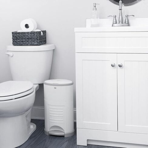 6 عبوات من أكياس إعادة تعبئة سطل الحفاضات المتوافقة مع بطانات سطل الحفاضات القابلة للاستعمال مرة واحدة من ديكور كلاسيك، تحمل ما يصل إلى 3000 حفاضة in Kuwait