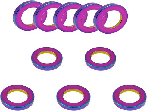 DIN125 M5 Titanium Flat Washer 6AL4V Aerospace Grade 5 Titanium Silver Sealing Ring for Screw Bolt Nut in Kuwait