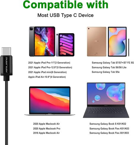 سماعات رأس USB C لأجهزة Samsung S24 S23 S22 Z Flip 5 Fold 4 سماعات أذن سلكية مع ميكروفون وباس عميق لهاتف iPhone 15 Pro Max Plus Type C سماعات أذن Google Pixel 6 OnePlus 9 Pro iPad Pro/Mini in Saudi Arabia