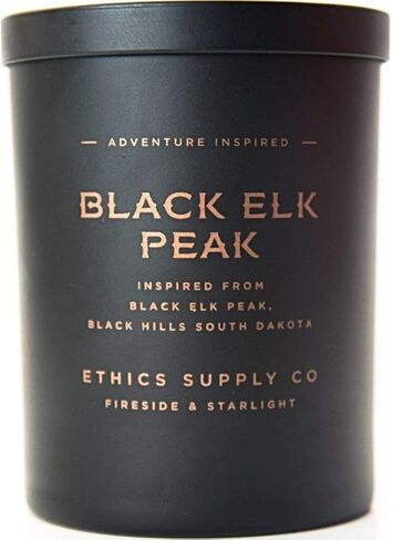 Ethics Supply Co. Moonlight Surnada Candle | 12 oz | Velvety Cypress, Sea Salt, Native Bay Laurel, Coastal Redwood | Infused with Essential Oils & A Premium Grade of Aromatic Oils in Saudi Arabia