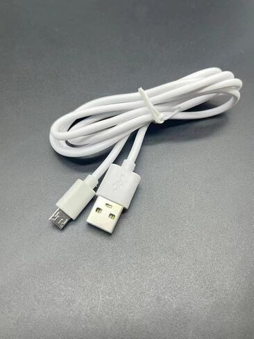 Micro USB 2.0، كابل شحن شاحن، مزامنة بيانات عالية السرعة متوافقة مع Samsung Galaxy، هاتف Android، Playstaion 4، PS4 Slim/Pro، PS4 Slim/Pro، وحدة تحكم Xbox One S/X (6.6 قدم) (أبيض) in Saudi Arabia