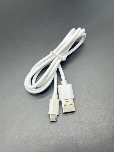 Micro USB 2.0، كابل شحن شاحن، مزامنة بيانات عالية السرعة متوافقة مع Samsung Galaxy، هاتف Android، Playstaion 4، PS4 Slim/Pro، PS4 Slim/Pro، وحدة تحكم Xbox One S/X (6.6 قدم) (أبيض) in Saudi Arabia