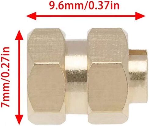 GLOBACT لـ TRX4M Hex Hub 10mm عجلة ممتدة Hex 1/18 RC ملحقات ترقية الزاحف (4 قطع من النحاس الأسود) in Saudi Arabia