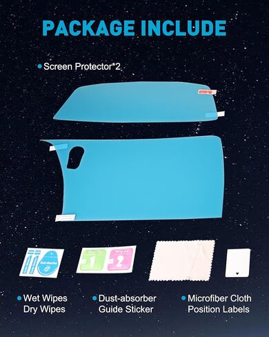 واقي شاشة 12 مناسب لـ 2020-2025 Corvette C8 GPS واقي شاشة رقائق وشاشة ملاحة لوحة القيادة ووحدة التحكم in Kuwait