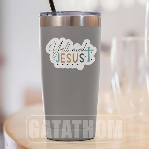 (3PCS) Prayer Changes Things Italics Text Sticker, Christian Faith Religious Stickers Decals for Laptops,Tumblers,Scrapbooks,Water Bottle, Inspirational Waterproof Vinyl Decal 3" x 3 " in Saudi Arabia