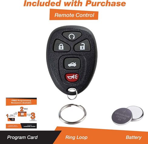 Replacement Key Fob Car Entry Remote For Chevy Impala Monte Carlo Lucerne DTS OUC60270, 15912860 in Saudi Arabia