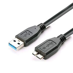 USB 3.0 Data Cable Cord for Western Digital WD My Book External Hard Drive Canon powershot, Live Wiev Camera (1.6Ft)