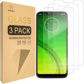 Mr.Shield [3-PACK] Designed For Motorola (Moto G7 Supra) [Tempered Glass] Screen Protector with Lifetime Replacement