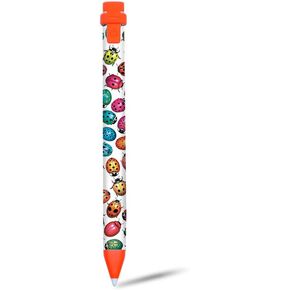 MightySkins Skin for Logitech Crayon Digital Pencil iPad (6th gen) - Rainbow Zoom | Protective, Durable, and Unique Vinyl Decal wrap Cover | Easy to Apply, Remove, and Change Styles | Made in The USA