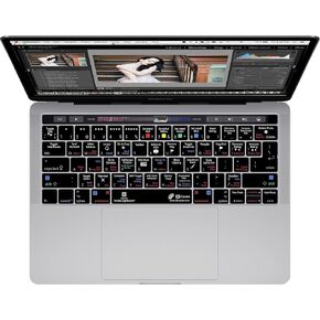 KB Covers Lightroom QWERTY Keyboard Cover with MacBook Pro Touch Bar (Late 2016) 19152