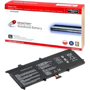 بطارية كمبيوتر محمول C21-X202 متوافقة مع سلسلة Asus VivoBook X202E S200E X201E Q200E X202E-DH31T S200E-RHI3T73 S200E-CT158H S200E-0143KULV987 Q200E-BHI3T45 [7.4 فولت/4500 مللي أمبير/33 وات] in Kuwait