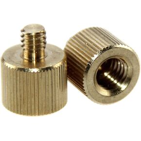 CAMVATE 3/8" -16 Female to 1/4"-20 Male Tripod Thread Reducer Adapter for tripod(2 Pieses) - 1233