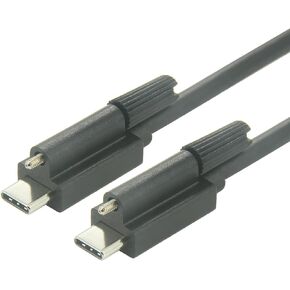 Screw Locking USB C to USB-C Cable 5A USB 3.1 Gen 2 Type C Cable with 10Gbps Data Sync and 100W Power Delivery for Industry Camera and More C Interface Devices (3.3Ft,1.0M) in Saudi Arabia