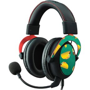 MightySkins Skin Compatible with Kingston HyperX Cloud II Gaming Headset - Tacos | Protective, Durable, and Unique Vinyl Decal wrap Cover | Easy to Apply, Remove, and Change Styles | Made in The USA