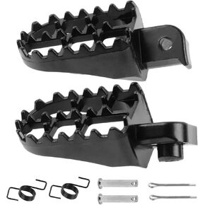 FLYPIG Blue Aluminium Footrest Foot Pegs Rest For Yamaha PW50 PW80 PW 50 80 TW200 Honda CR CRF XR Pit Dirt Bike
