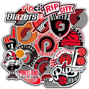 23 PCS Portland American Trail Blazers Basketball Stickers for Water Bottle, Laptop, Bicycle, Computer, Motorcycle, Travel Case, Car Decal Decoration Sticker
