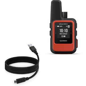 BoxWave Cable Compatible with Garmin inReach Mini 2 - DirectSync - USB 3.0 A to USB 3.1 Type C, USB C Charge and Sync Cable for Garmin inReach Mini 2-6ft - Black