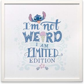 Open Road Brands Disney Mickey Mouse I Love You to The Moon and Back Framed Wood Wall Decor - Large Mickey Mouse Picture for Bedroom or Nursery