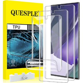 3 Pack Tpu Screen Protector for Samsung Galaxy S23 Ultra 6.8 Inch[Not Glass], Hd Clear, Fingerprint Unlock Support, High Sensitivity, Case Friendly