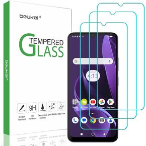 beukei (3 Pack) Compatible for NUU A15 Screen Protector Tempered Glass, Touch Sensitive,Case Friendly, 9H Hardness