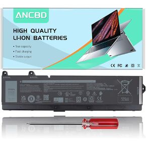 X9FTM Laptop Battery Compatible with Dell Precision 7670 7770 7680 7780 Series 0X9FTM 5JMD8 05JMD8 965V4 0965V4 RCVVT0NWDC0 0X26RT 11.55V 93Wh/7650mAh 6-Cell