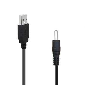 USB to DC 3.5mm Cable, 1m/3.3ft 5V DC Power Cord USB Male to DC 3.5mm x 1.35mm Male Barrel Jack Plug Adapter Connector Charging Cable