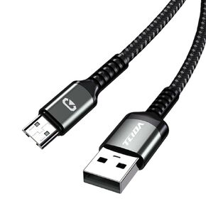 Micro USB Cable, Fast Charging & Sync Android Charger,Braided Nylon Micro USB Cables Compatible with GalaxyS7S6J7 Edge Note 5, Sony,Kindle,MP3,Android Devices - Space, 3.3ft